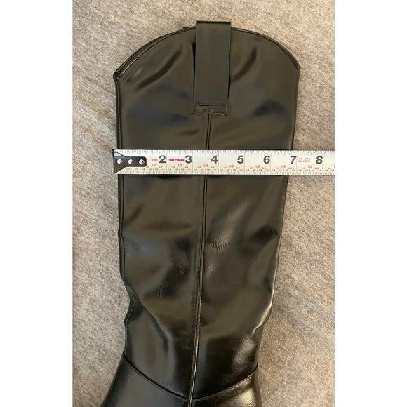 TORGEIS New York Womens Size 7 Arizona Knee High Faux Leather Black Boots main image 8